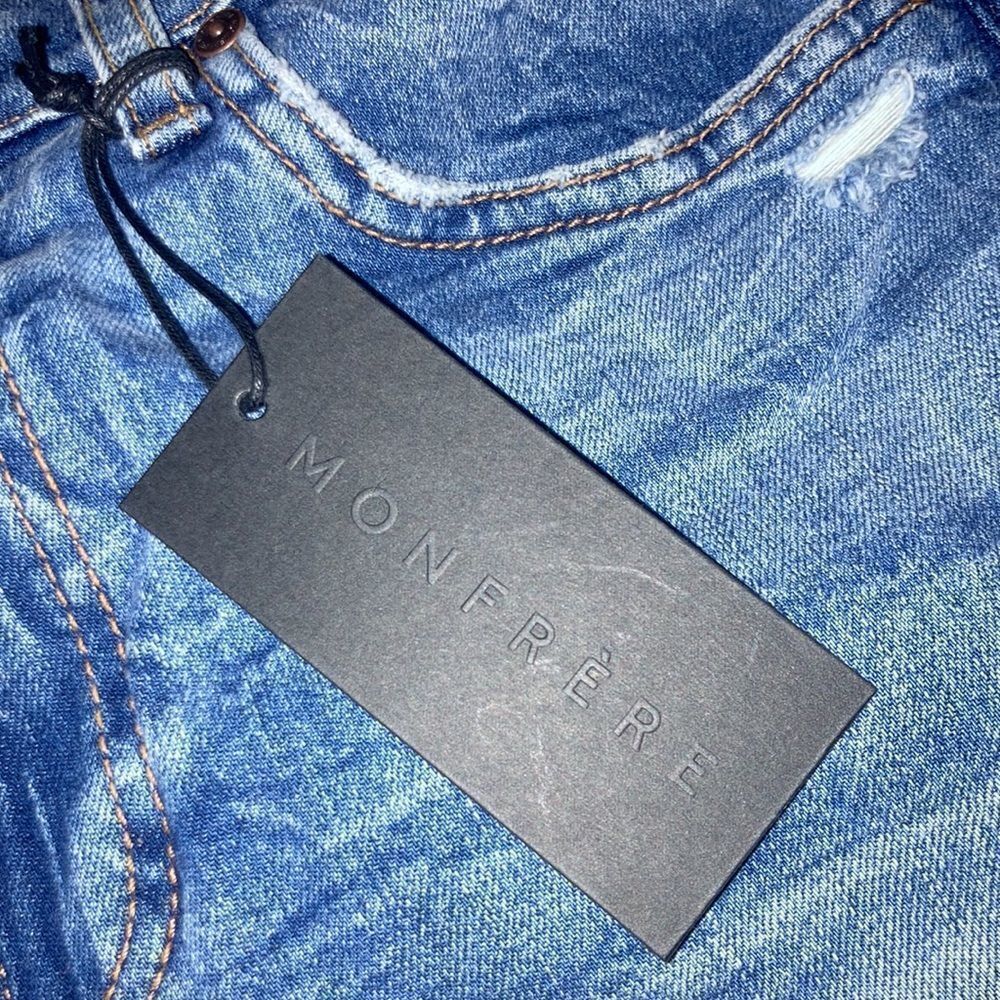 Monfrère Greyson Distressed Sicily Skinny Jeans - Picture 8 of 11